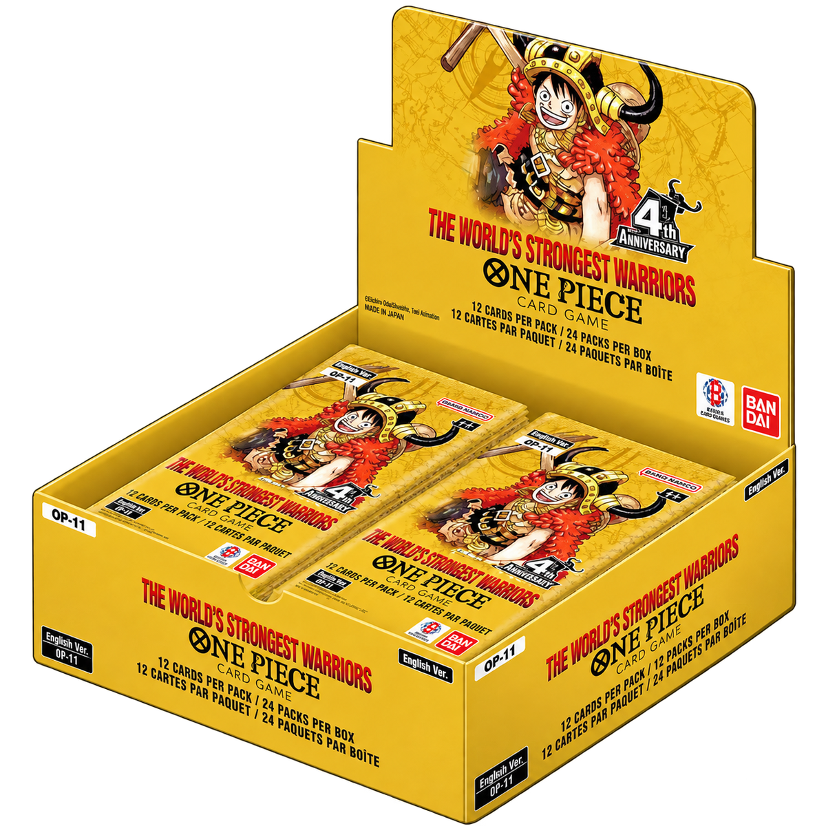 One Piece Card Game OP-17 - The World’s Strongest Warriors - Booster Display