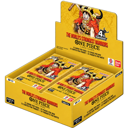 One Piece Card Game OP-17 - The World’s Strongest Warriors - Booster Display