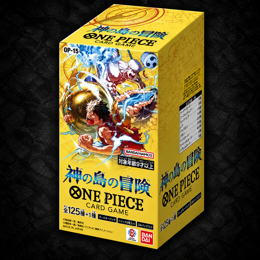 One Piece Card Game OP-15 – Adventure on Kami's Island – Booster Display Japanisch