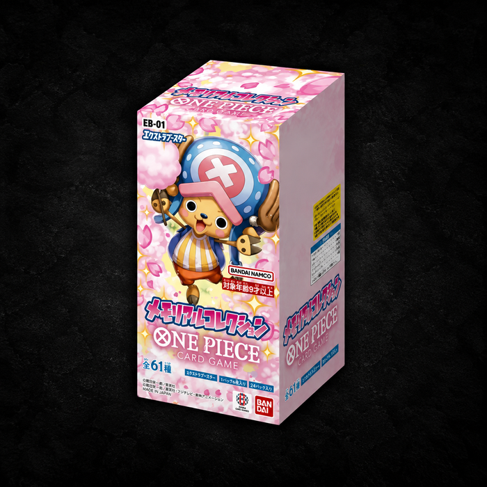 One Piece Card Game EB-01 – Memorial Collection – Extra Booster Display Japanisch