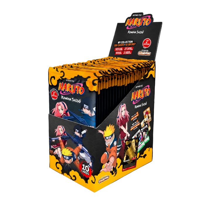 Naruto Mythos TCG – Konoha Shidō Booster Display – 2nd Edition – EN